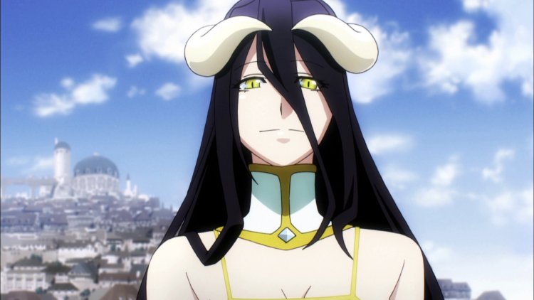 Overlord Il Cosplay Di Albedo Da Lada Lyumos Brinda Con Del Buon Vino