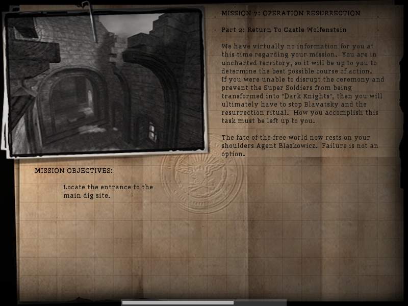 Return to Castle Wolfenstein