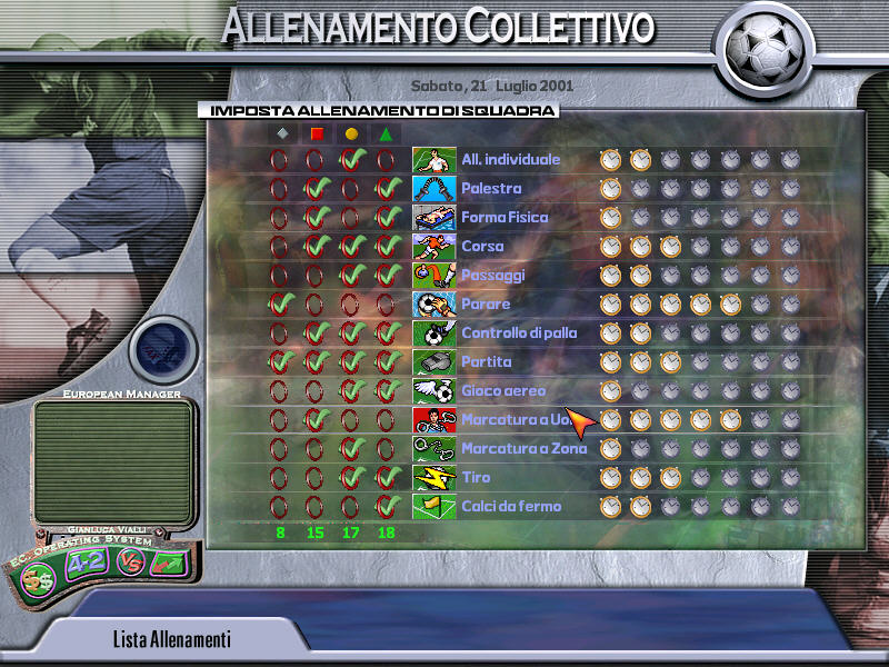 Gianluca Vialli's European Manager