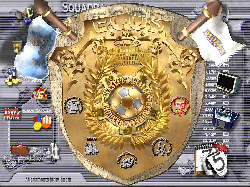 Gianluca Vialli's European Manager