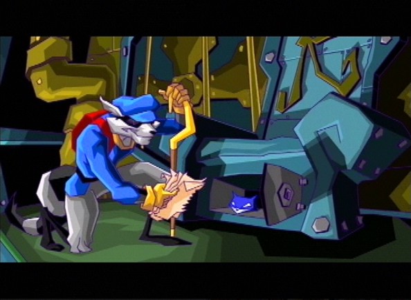 Il protagonista di Sly Raccon durante un colpo