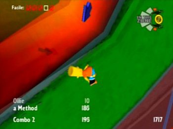 The Simpsons Skateboarding