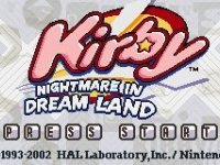 Kirby: Nightmare in Dream Land