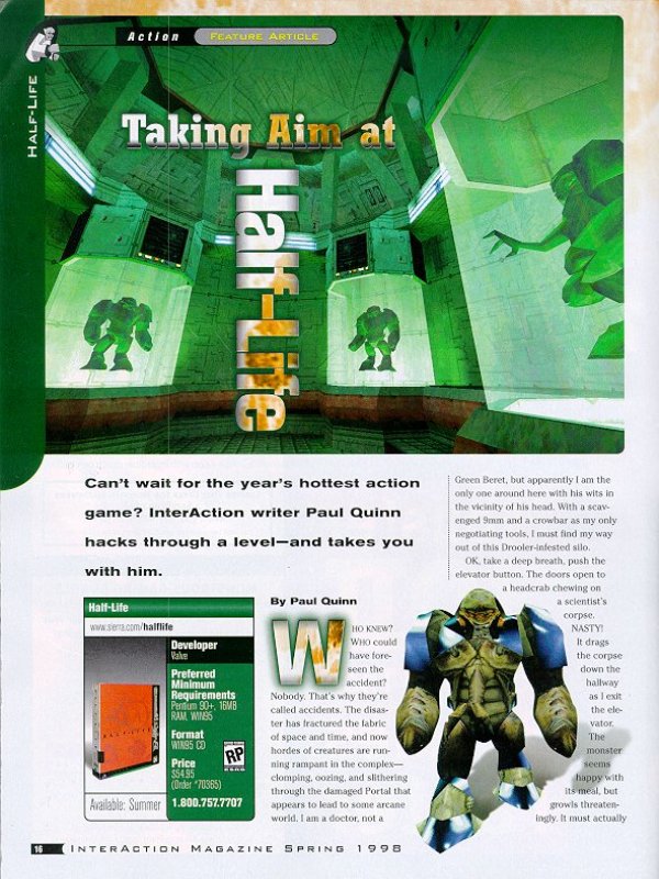 Retrospettiva Half-Life