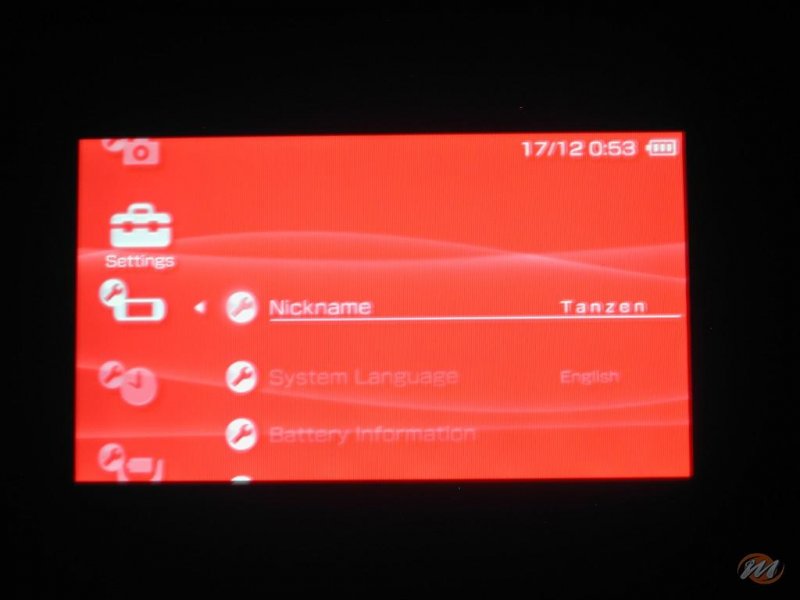 Il menu di sistema, per cambiare nickname, lingua ed altre impostazioni