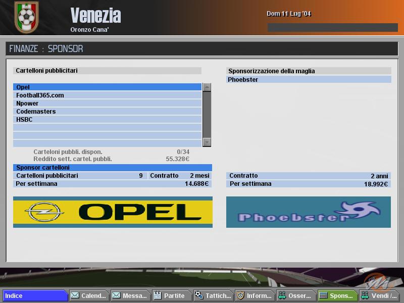 Football Manager Campionato 2005 Pro Edition
