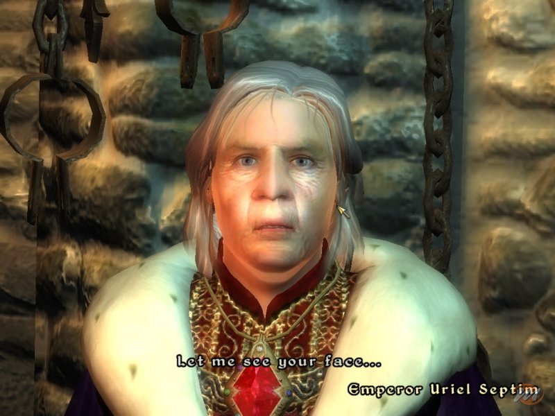 L'Imperatore Uriel Septim VII in Oblivion L'Imperatore Uriel Septim VII in Oblivion