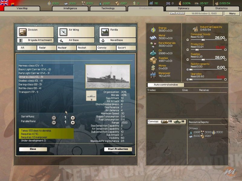 Hearts of Iron 2: Doomsday (Il Dominio del Mondo)