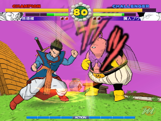 Gohan contro Majin Bu. Gohan contro Majin Bu.