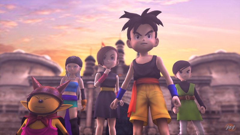 Blue Dragon, qui in una scena d'intermezzo, metteva in campo Hironobu Sakaguchi e Akira Toriyama su Xbox Blue Dragon, qui in una scena d'intermezzo, metteva in campo Hironobu Sakaguchi e Akira Toriyama su Xbox
