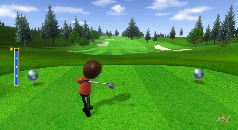 Wii Sports, image of the famous golf game