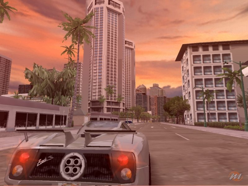 Lo scenario cambia nei colori a seconda dell&#39;ora del giorno...