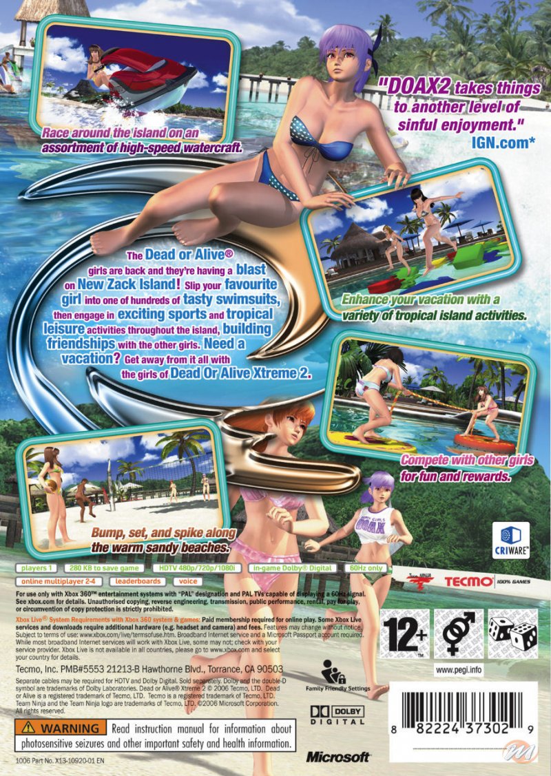 Dead or Alive: Xtreme 2