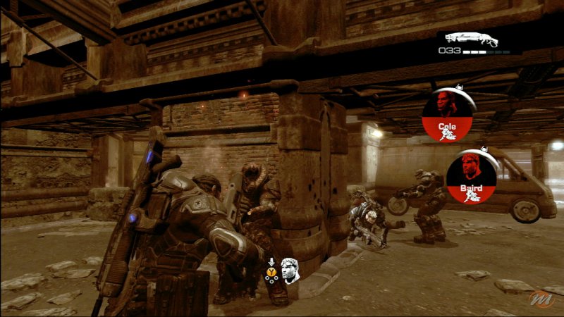Da Gears of War il sistema di coperture si è evoluto in modo evidente