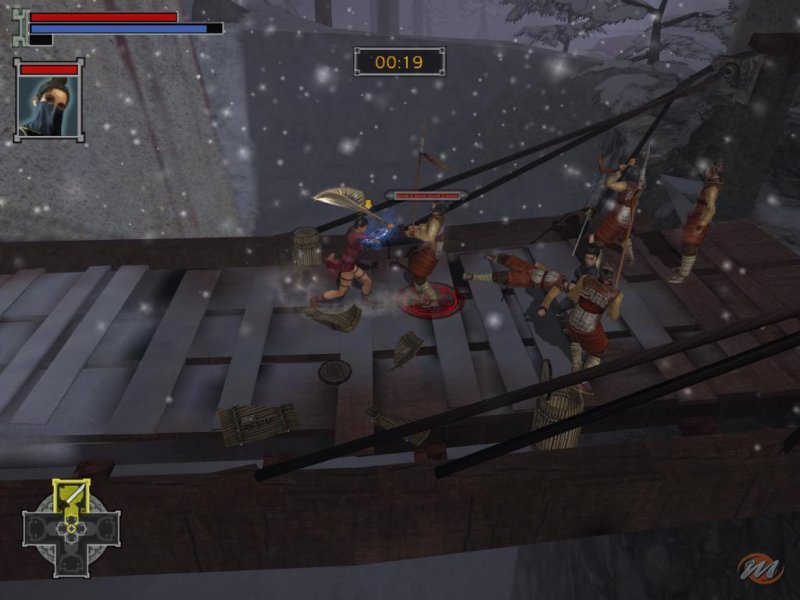 Un combattimento a difesa di questo piccolo ponte