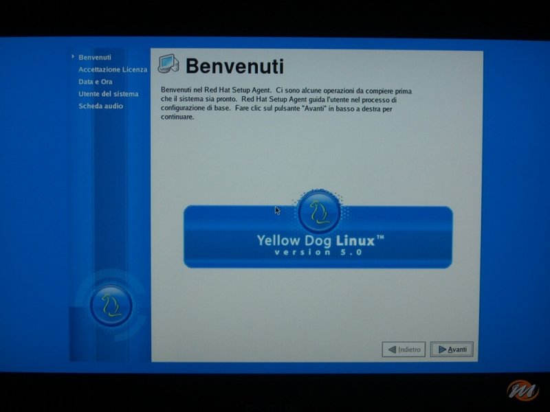 Si passa ai settaggi