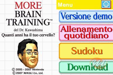 More Brain Training del Dr Kawashima: Quanti anni ha il tuo cervello?