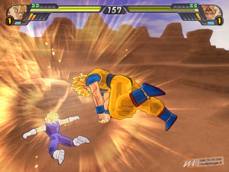 Dragon Ball Z : Budokai Tenkaichi 3, le classique Goku contre Vegeta
