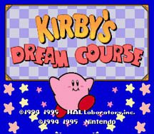 Kirby’s Dream Course