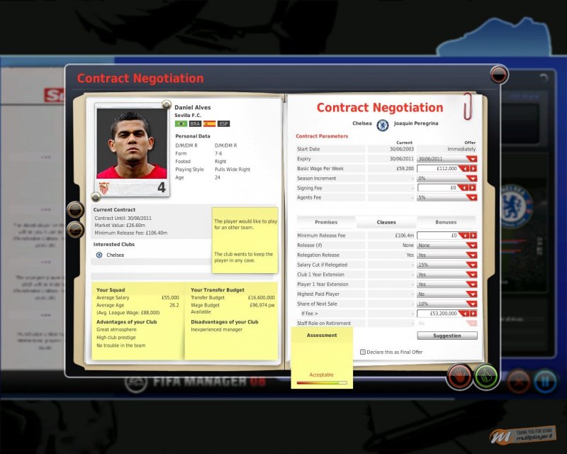 FIFA Manager 08 - Recensione