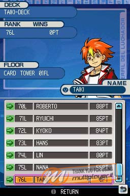 SNK vs Capcom Card Fighters DS