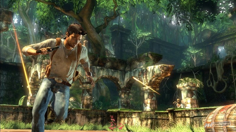 Una scena di Uncharted: Drake's Fortune