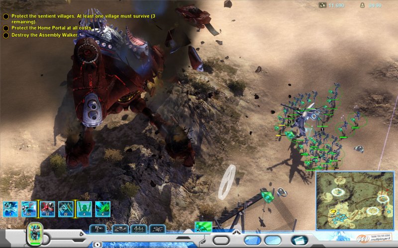 Universe at War: Earth Assault - Provato