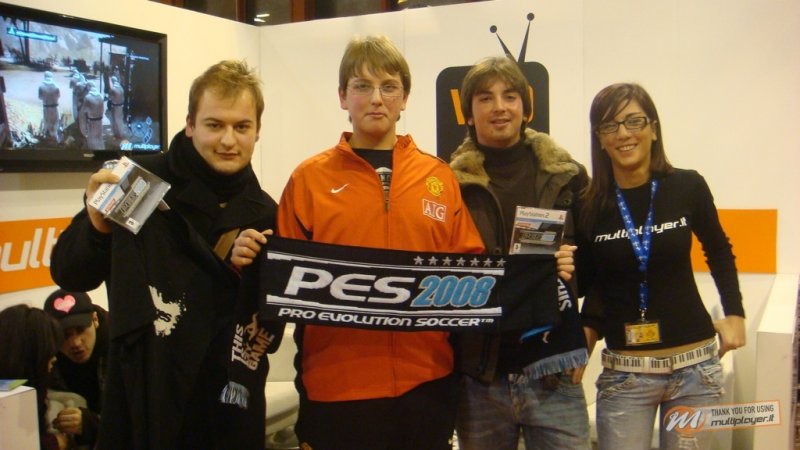 Alcuni dei vincitori del torneo di PES 2008