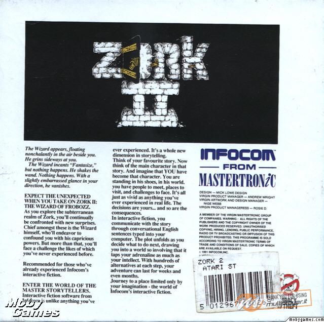 Zork II: The Wizard of Frobozz