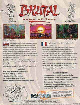 Brutal: Paws of Fury