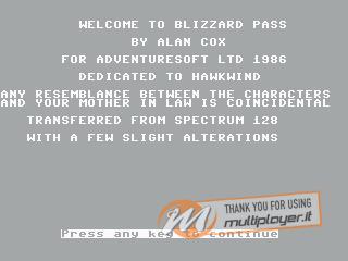 Blizzard Pass
