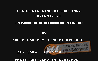 Breakthrough in the Ardennes