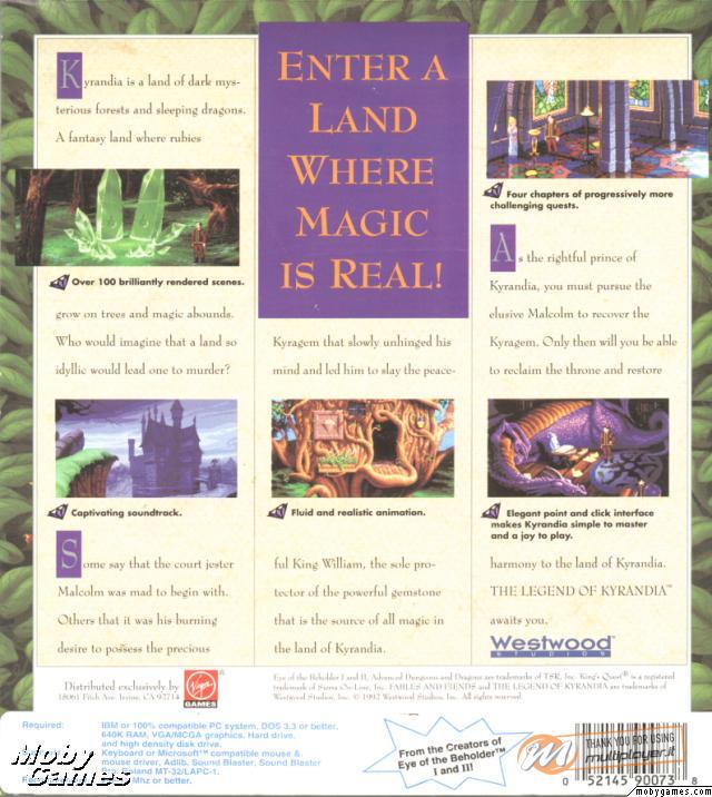 Fables & Fiends: Book One - The Legend Of Kyrandia