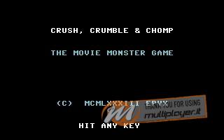 Crush, Crumble and Chomp!