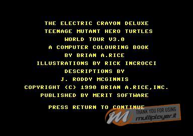 Electric Crayon Deluxe: Teenage Mutant Hero Turtles: World Tour