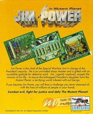 Jim Power in Mutant Planet