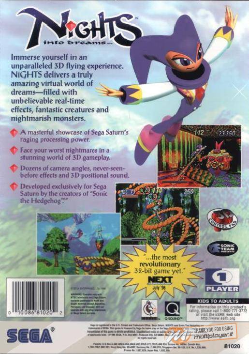 NiGHTS into Dreams...