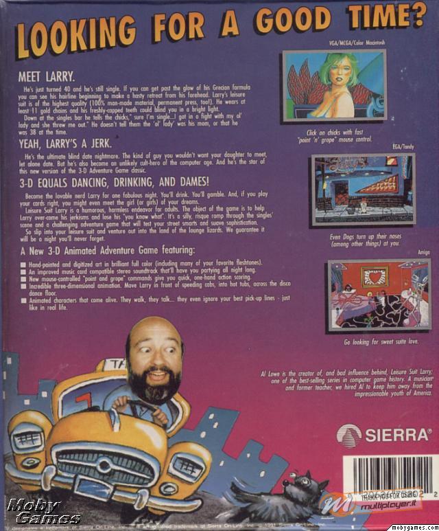 Leisure Suit Larry In the Land of the Lounge Lizards