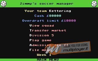 Jimmy's Soccer Manager