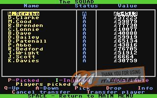 Jimmy's Soccer Manager