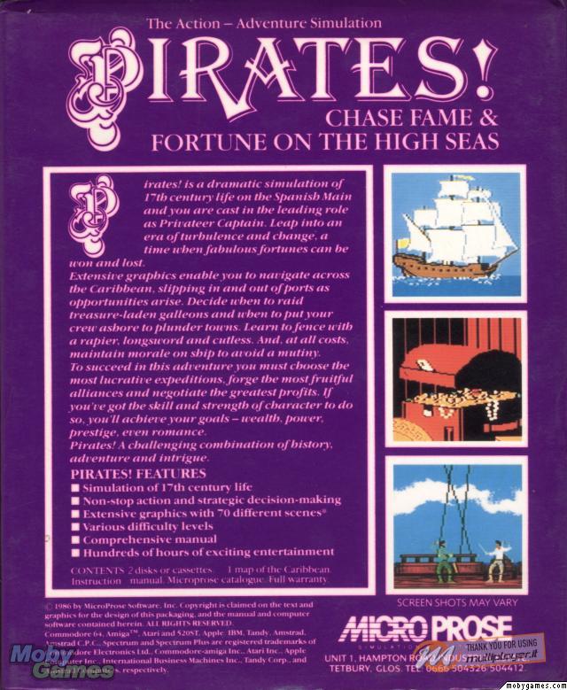 Sid Meier's Pirates!