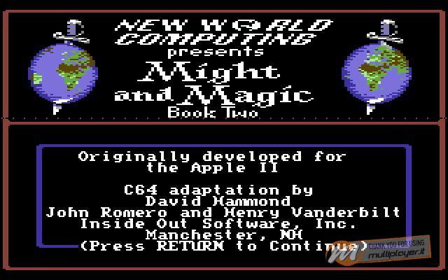 Might and Magic II: Gates to Another World