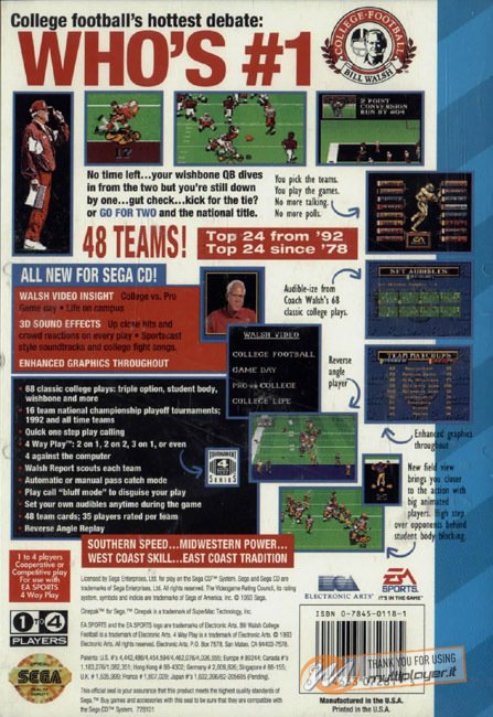 Bill Walsh College Football