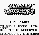 Ninja Gaiden: Shadow
