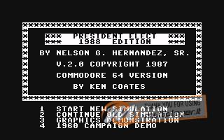 President Elect: 1988 Edition