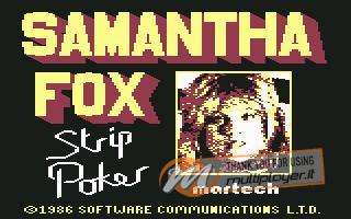 Samantha Fox Strip Poker
