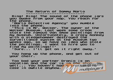 The Return of Sammy Marlo