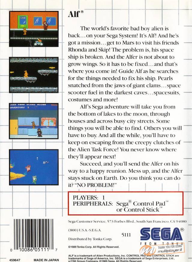 ALF: The First Adventure