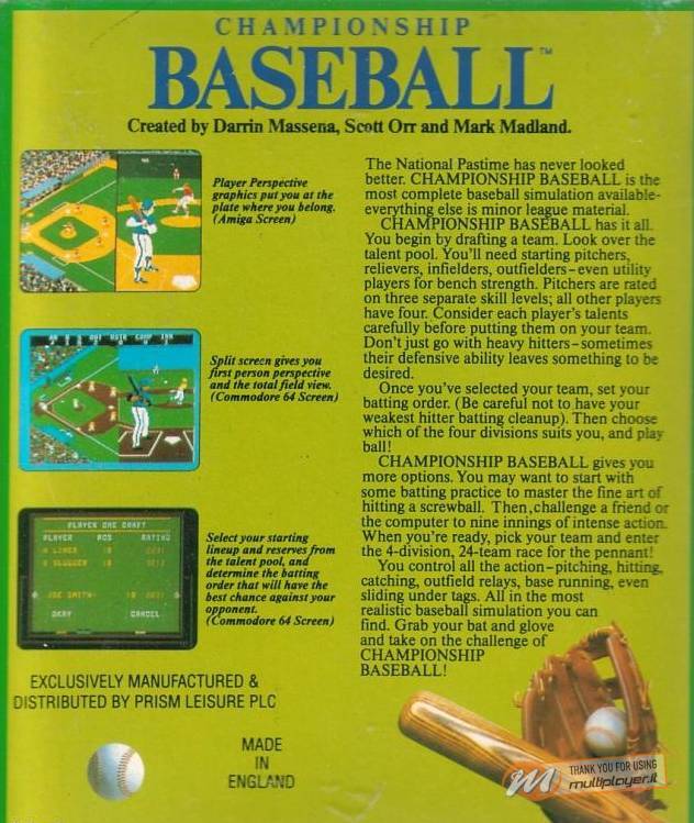 Championship Baseball