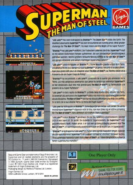 Superman: The Man of Steel